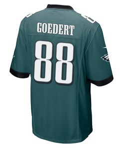 Dallas Goedert 88 Philadelphia Eagles Super Bowl LVII Champions 2 Stars Men Game Jersey - Midnight Green