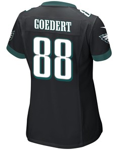 Dallas Goedert 88 Philadelphia Eagles Super Bowl LVII Champions Women Game Jersey - Black