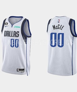 Dallas Mavericks JaVale McGee 00 2022-23 Association Edition White Men Jersey Swingman