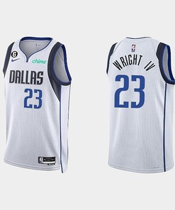 Dallas Mavericks McKinley Wright IV 23 2022-23 Association Edition White Men Jersey Swingman
