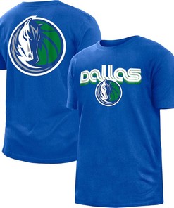 Dallas Mavericks New Era 2022/23 City Edition T-Shirt - Blue