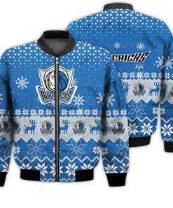 Dallas Mavericks Sports Football American Ugly Christmas Sweater Gifts Unisex 3D Bomber Jacket