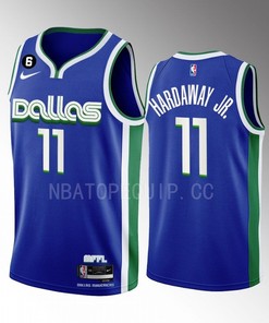 Dallas Mavericks Tim Hardaway Jr. 11 2022-23 City Edition Blue Men Jersey Swingman