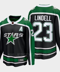 Dallas Stars 2022 Esa Lindell 23 Special Edition 2.0 Black Jersey Breakaway Player