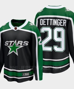 Dallas Stars 2022 Jake Oettinger 29 Special Edition 2.0 Breakaway Player Black Jersey