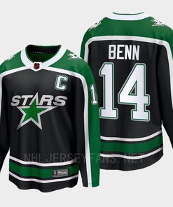 Dallas Stars 2022 Jamie Benn 14 Special Edition 2.0 Black Jersey Breakaway Player