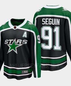 Dallas Stars 2022 Tyler Seguin 91 Special Edition 2.0 Breakaway Player Black Jersey