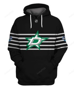 Dallas Stars 3D Hoodie Zip Hoodie 02