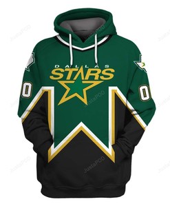 Dallas Stars 3D Hoodie Zip Hoodie 04