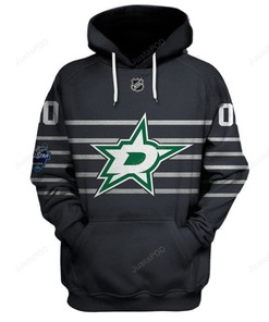 Dallas Stars 3D Hoodie Zip Hoodie