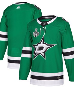 Dallas Stars Adidas 2020 Stanley Cup Final Bound Authentic Patch Jersey - Kelly Green Nhl