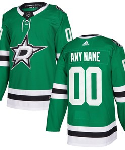 Dallas Stars Adidas Authentic Custom Jersey Kelly Green Custom Jerseys Nhl