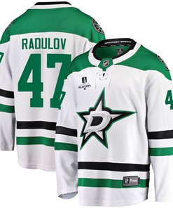 Dallas Stars Alexander Radulov 47 Away 2022 Stanley Cup Playoffs Breakaway Men Jersey - White