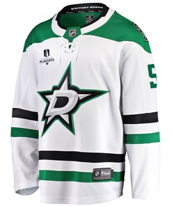 Dallas Stars Andrej Sekera 5 Away 2022 Stanley Cup Playoffs Breakaway Men Jersey - White