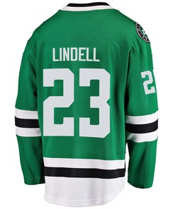 Dallas Stars Esa Lindell 23 Home 2022 Stanley Cup Playoffs Breakaway Men Jersey - Green