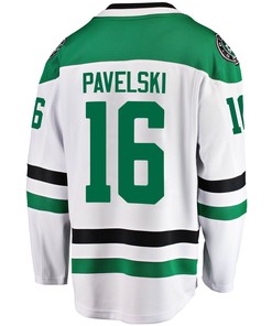Dallas Stars Joe Pavelski 16 Away 2022 Stanley Cup Playoffs Breakaway Men Jersey - White
