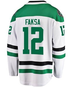 Dallas Stars Radek Faksa 12 Away 2022 Stanley Cup Playoffs Breakaway Men Jersey - White