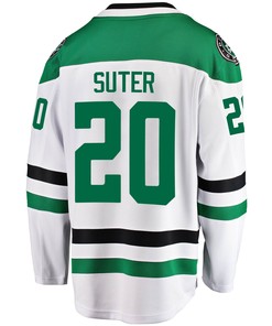 Dallas Stars Ryan Suter 20 Away 2022 Stanley Cup Playoffs Breakaway Men Jersey - White