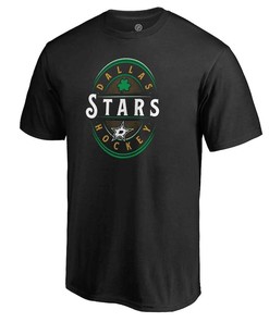 Dallas Stars St. Patrick's Day Forever Lucky T-Shirt - Black