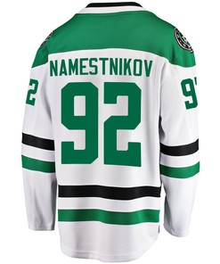 Dallas Stars Vladislav Namestnikov 92 Away 2022 Stanley Cup Playoffs Breakaway Men Jersey - White