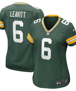 Dallin Leavitt 6 Green Bay Packers Women's Game Player Jersey - Green