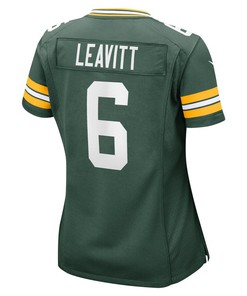 Dallin Leavitt 6 Green Bay Packers Women's Game Player Jersey - Green