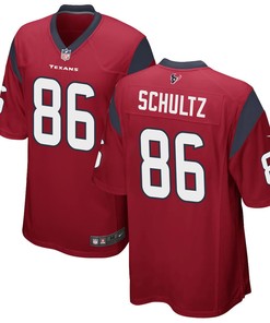 Dalton Schultz 86 Houston Texans Alternate Game Men Jersey - Red