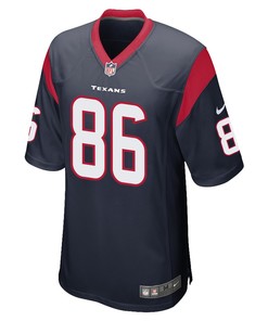 Dalton Schultz 86 Houston Texans Game Men Jersey - Navy