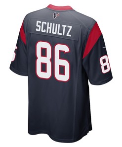 Dalton Schultz 86 Houston Texans Game Men Jersey - Navy