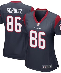 Dalton Schultz 86 Houston Texans Game Women Jersey - Navy