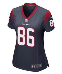 Dalton Schultz 86 Houston Texans Game Women Jersey - Navy