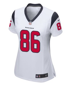 Dalton Schultz 86 Houston Texans Game Women Jersey - White