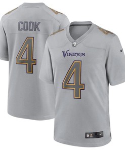 Dalvin Cook 4 Minnesota Vikings Men Atmosphere Fashion Game Jersey - Gray