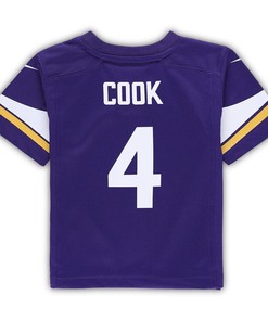Dalvin Cook 4 Minnesota Vikings Toddler Game Jersey - Purple