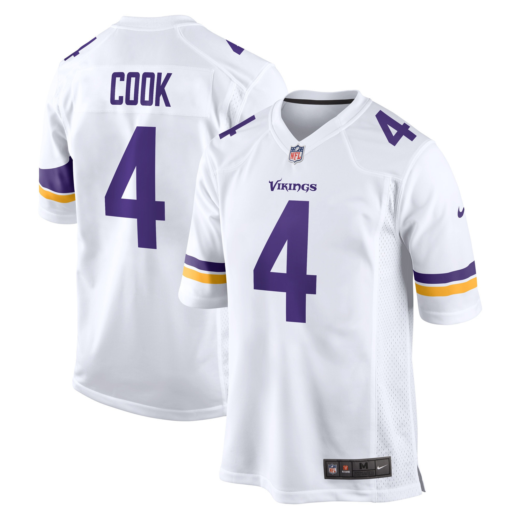 Dalvin Cook Minnesota Vikings Game Jersey White Nfl