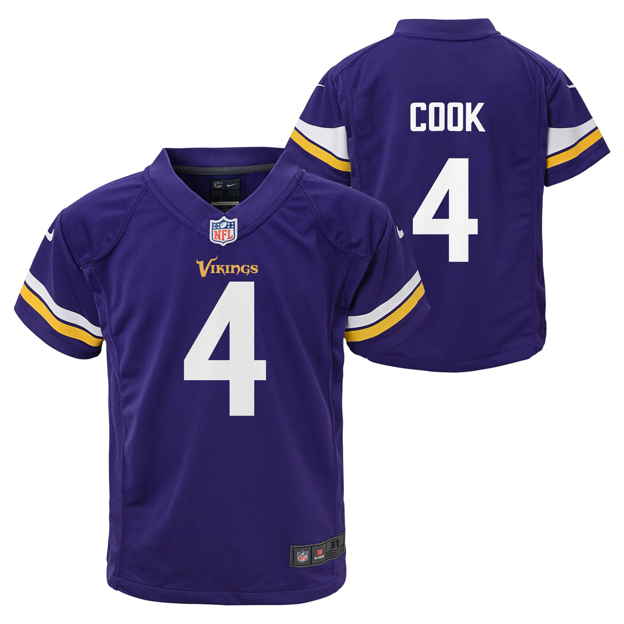 Dalvin Cook Minnesota Vikings Toddler Game Jersey - Purple Nfl