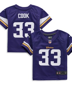 Dalvin Cook Minnesota Vikings Toddler Player Game Jersey - Purple Nfl