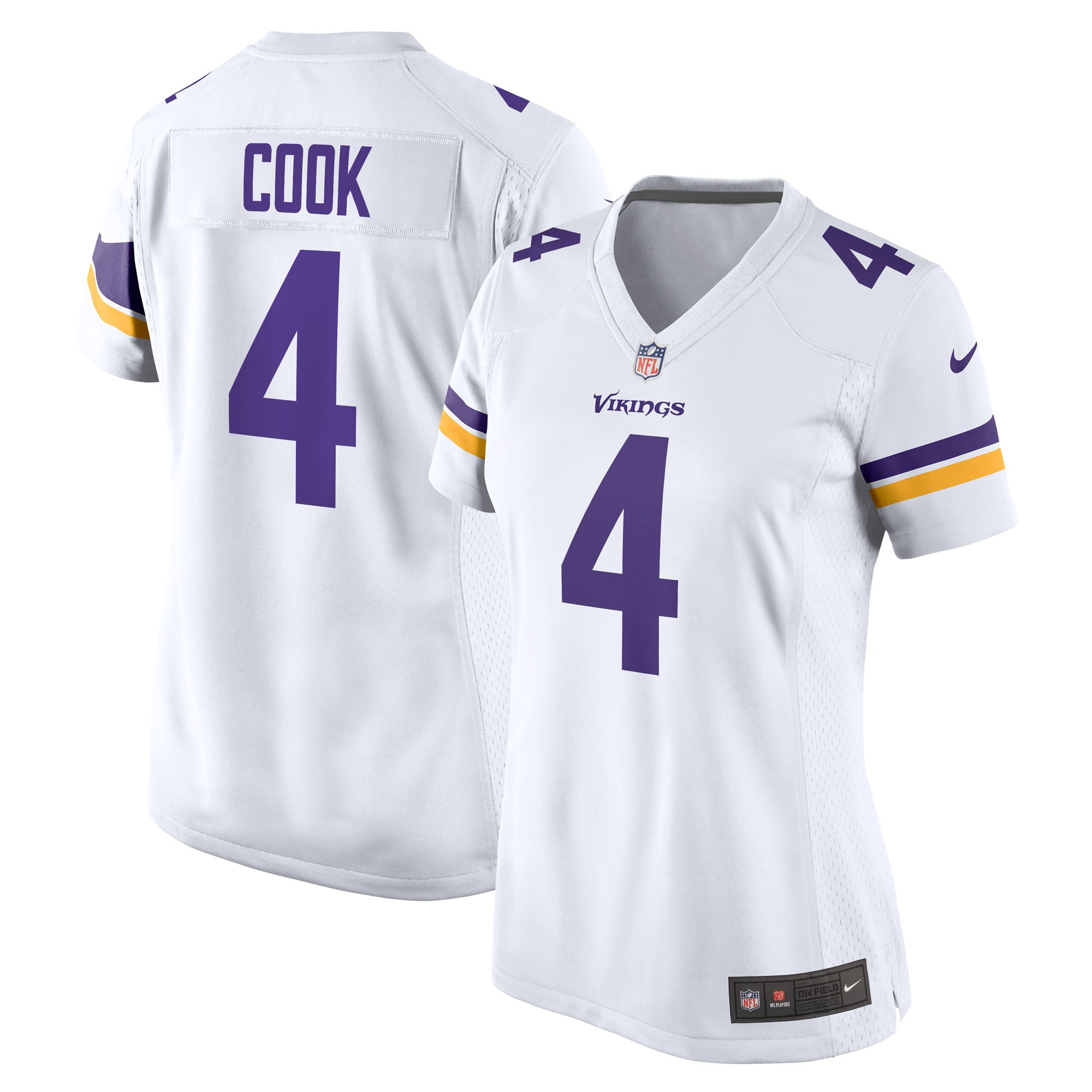 Dalvin Cook Minnesota Vikings Womens Game Jersey - White Nfl