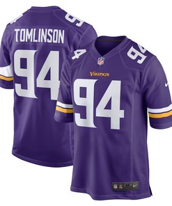 Dalvin Tomlinson 94 Minnesota Vikings Game Jersey - Purple