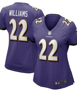 Damarion Williams Baltimore Ravens Women's Player Game Jersey - Purple