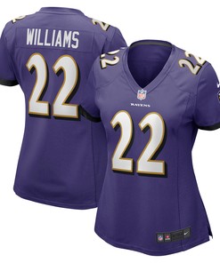 Damarion Williams Baltimore Ravens Womens Player Game Jersey - Purple Nfl