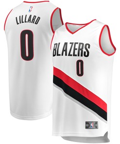 Damian Lillard Portland Trail Blazers Fanatics Branded Fast Break Replica Player Jersey - White - Association Edition Nba