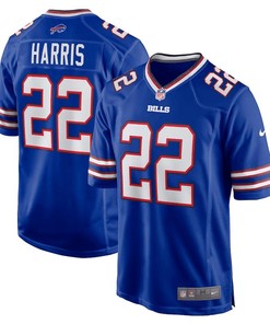 Damien Harris 22 Buffalo Bills Men Game Jersey - Royal