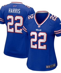 Damien Harris 22 Buffalo Bills Women's Game Jersey - Royal