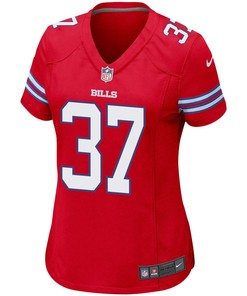 Damien Harris 37 Buffalo Bills Women Alternate Game Jersey - Red