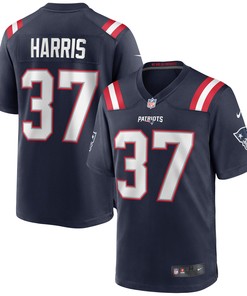 Damien Harris New England Patriots Game Jersey - Navy Nfl