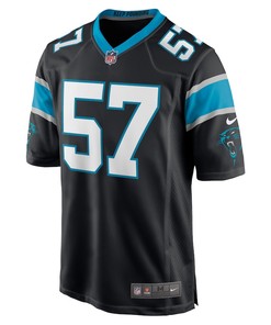 Damien Wilson Carolina Panthers Game Player Jersey - Black