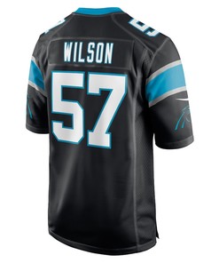 Damien Wilson Carolina Panthers Game Player Jersey - Black