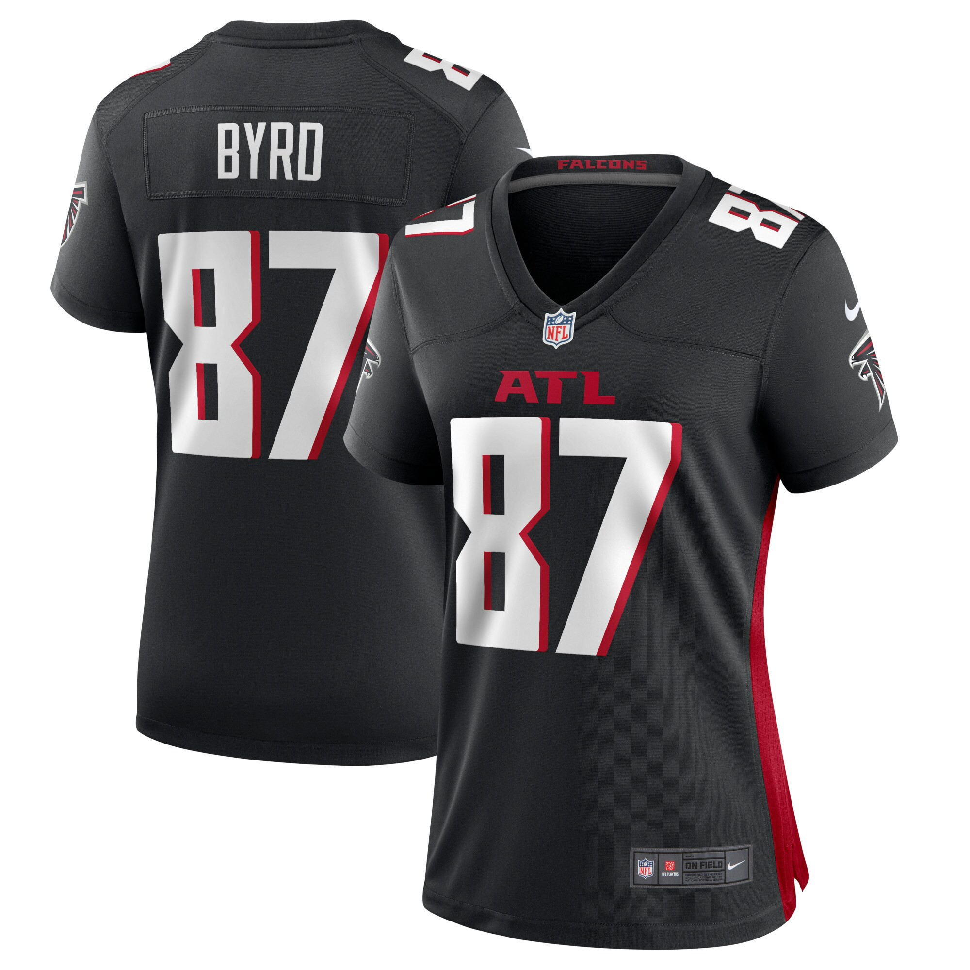 Damiere Byrd Atlanta Falcons Womens Game Jersey - Black Nfl