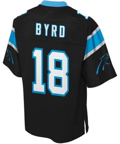 Damiere Byrd Carolina Panthers Nfl Pro Line Youth Player Jersey - Black